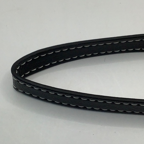 NEW ♣️ Stylish Black Leather Wrist Strap Replacement - Picture 7 of 10